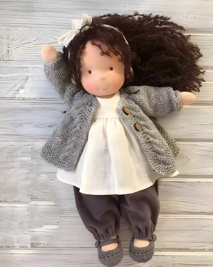 Handmade Waldorf Doll for Creative Play, Ages 3+ - view 9