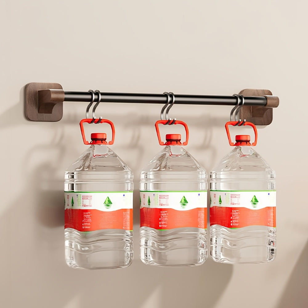 Towel Holder with Warm Brown Finish - Space-Saving Bathroom Decor - view 4