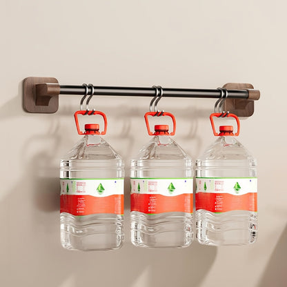 Towel Holder with Warm Brown Finish - Space-Saving Bathroom Decor - view 4