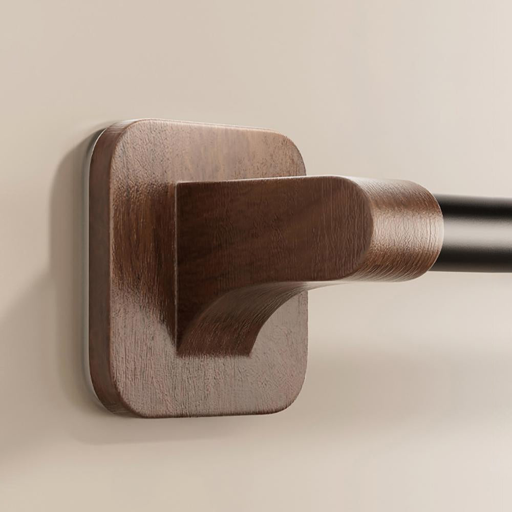 Towel Holder with Warm Brown Finish - Space-Saving Bathroom Decor - view 5