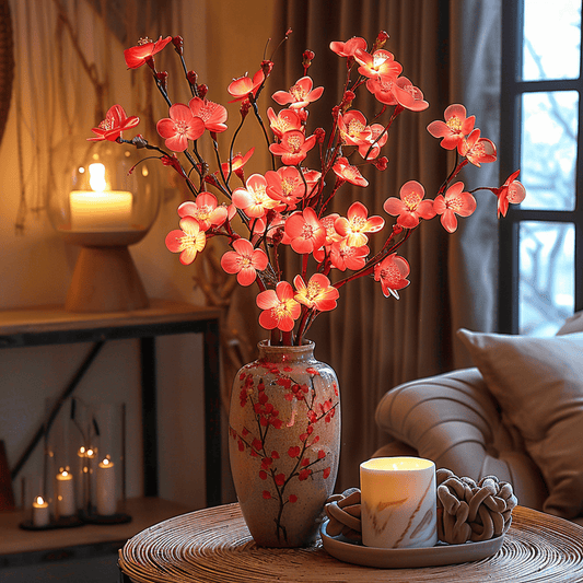 Olive Branch Fairy Lamp – Adjustable Warm LED Lighting for Home Decor - view 2