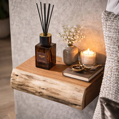 Compact Wall Shelf – Modern Floating Design for Bedroom or Guest Room