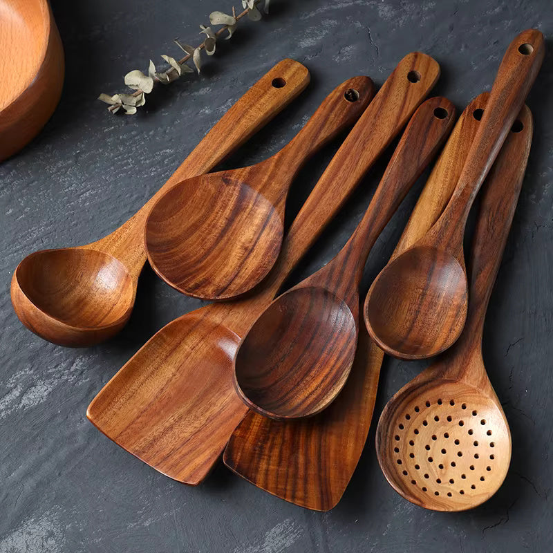 7-Piece Kitchen Utensil Set for Cooking and Serving - view 4