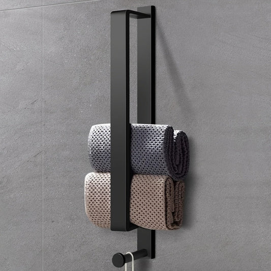 Freestanding Towel Holder with Hooks for Modern Bathrooms