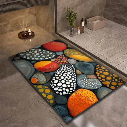 Fast-Drying Non-Slip Bath Mat - Modern Minimalist Design - view 4