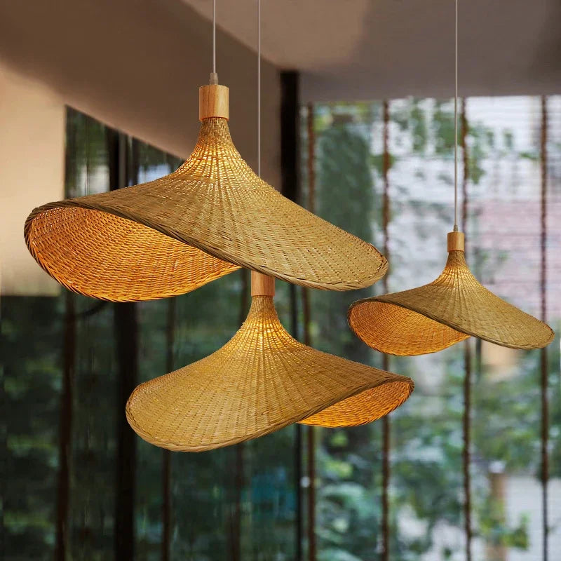 Bohemian Pendant Lamp – Woven Design for Dining and Living Rooms