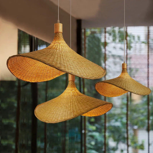 Bohemian Pendant Lamp – Woven Design for Dining and Living Rooms