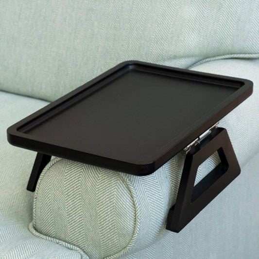 Adjustable Clip-On Armrest Table for Snacks and Laptop