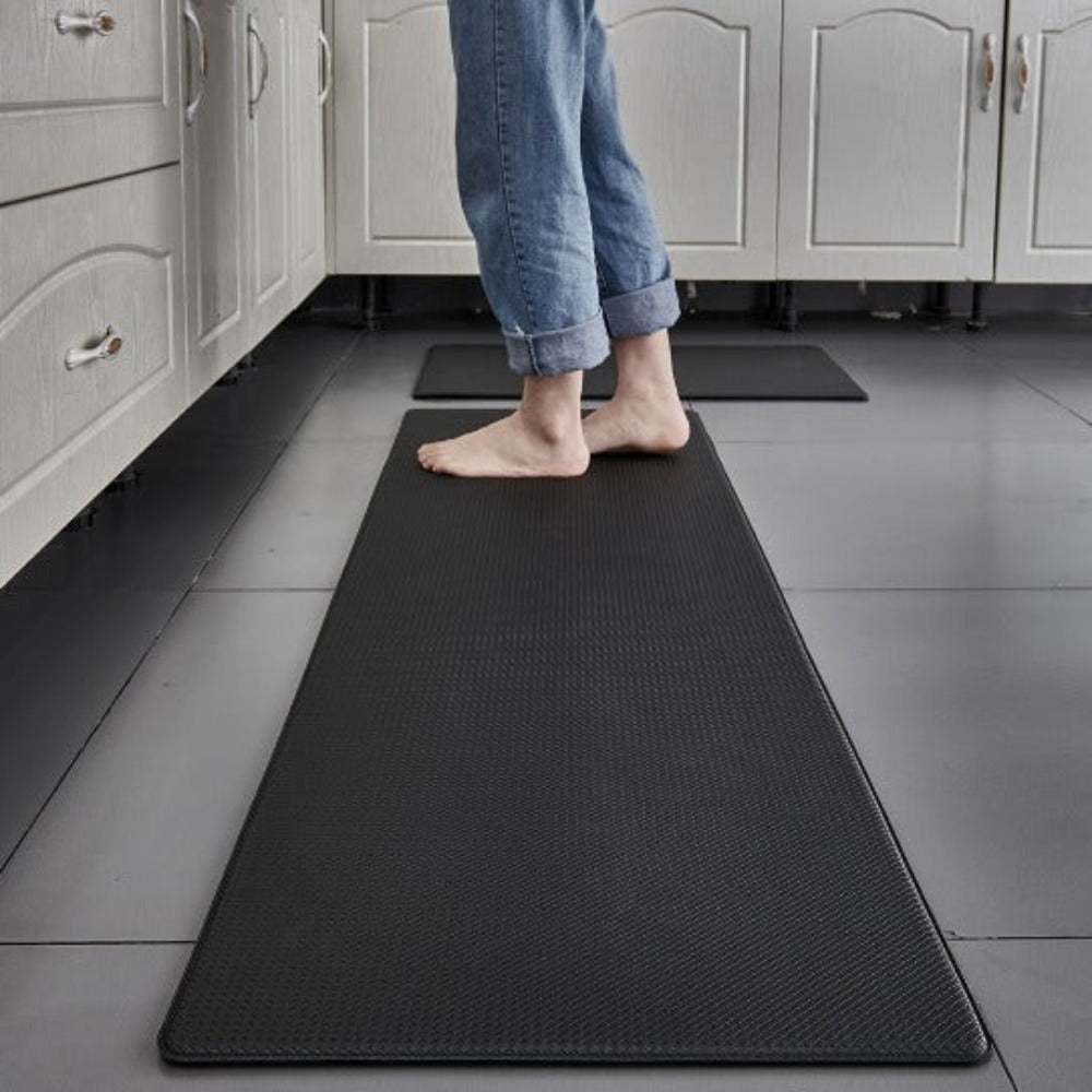Black Ergonomic Non-Slip Kitchen Mat for Comfort and Safety - view 5