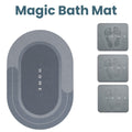 Super Absorbent Gray Bath Mat – Non-Slip for Bathroom or Shower – view 4