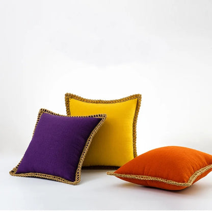 Colorful French-Style Cushion Cover for Sofa or Bedroom