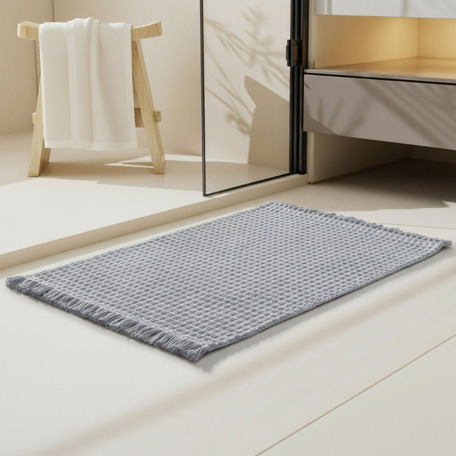 Tykk Non-Slip Plush Bath Mat - Modern Bathroom Decor - view 3