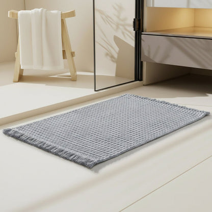 Tykk Non-Slip Plush Bath Mat - Modern Bathroom Decor - view 3