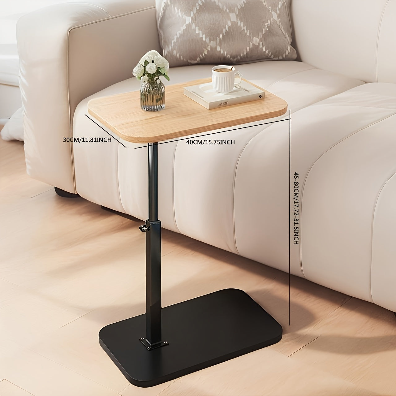 Height-Adjustable Side Table for Living Room or Bedroom - view 4