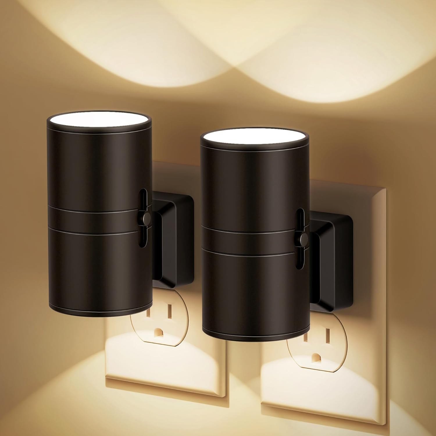 Dimmable LED Night Light with Twilight Sensor – White