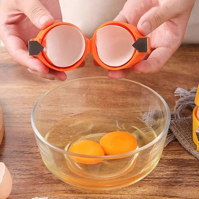 Egg Shell Opener Set of 2 for Quick, Mess-Free Breakfast Prep