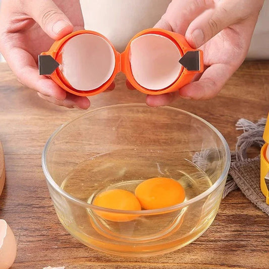 Egg Shell Opener Set of 2 for Quick, Mess-Free Breakfast Prep