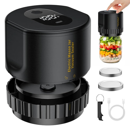 Electric Mason Jar Vacuum Sealer for Food Storage at Home or Camping - view 2