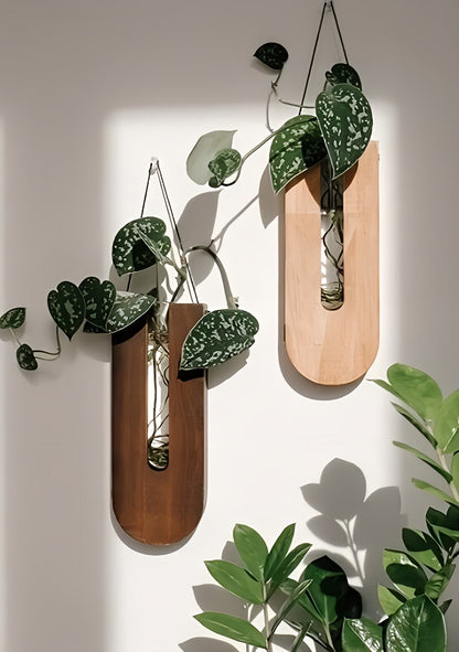 Rustic Wall Plant Holders - 7-Piece Set for Modern or Boho Interiors - view 3