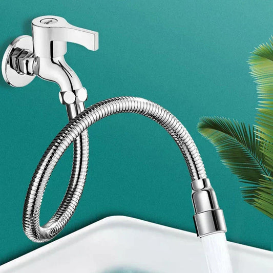 Flexible Kitchen Faucet Extender with Adjustable Spray Nozzle