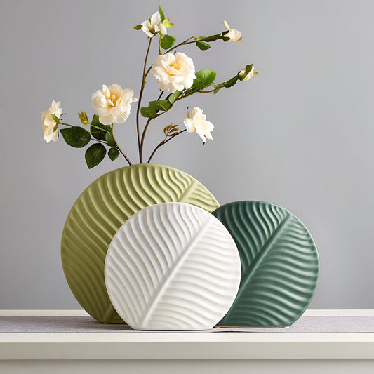Handmade Vase - Neutral Minimalist Design for Flowers or Decor