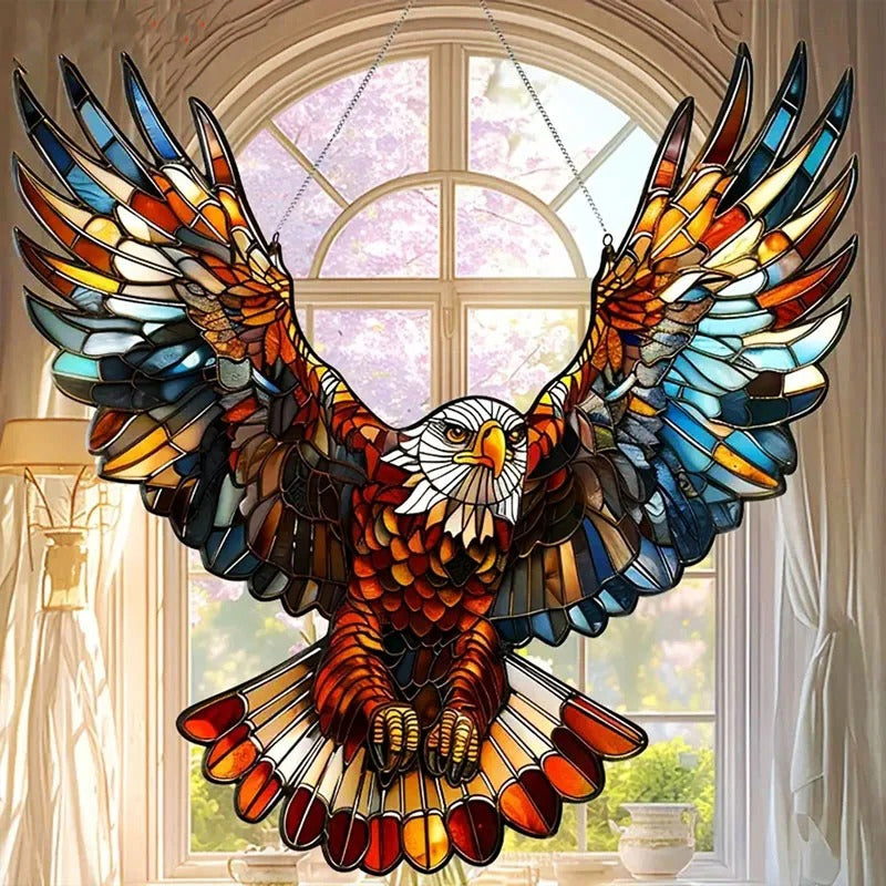 Hummingbird Glass Sun Catcher for Window or Garden Decor – view 6