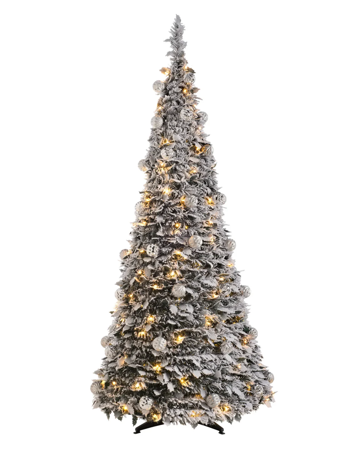 Realistic LED Artificial Christmas Tree with Decorations - view 8