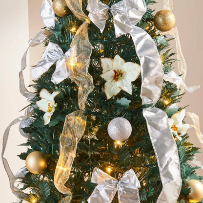 Realistic LED Artificial Christmas Tree with Decorations - view 5