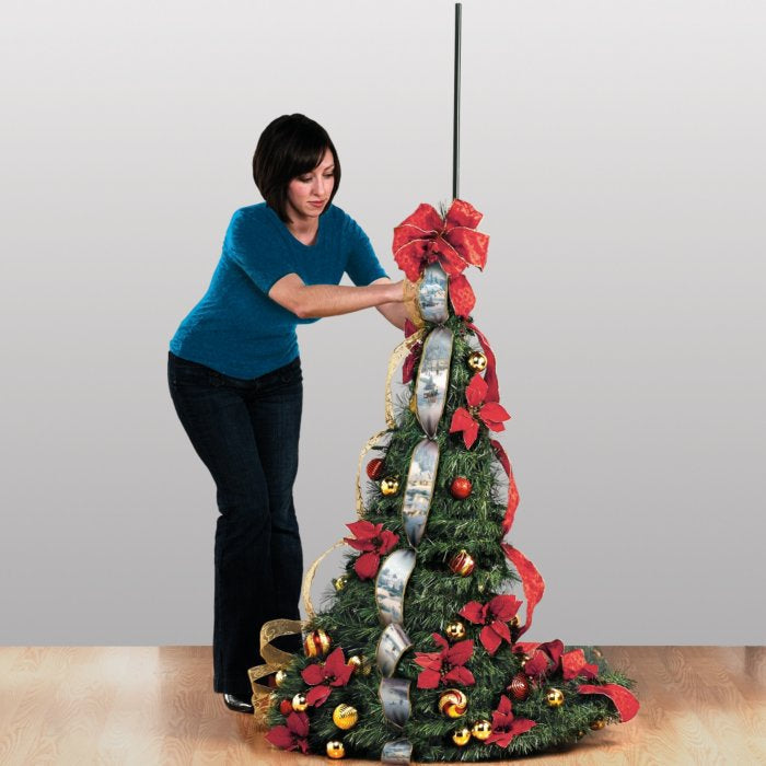 Realistic LED Artificial Christmas Tree with Decorations - view 3