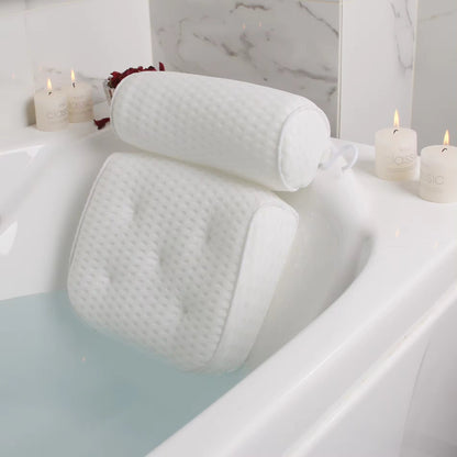 Ergonomic Double-Padded Bath Pillow with Anti-Slip Design - view 2