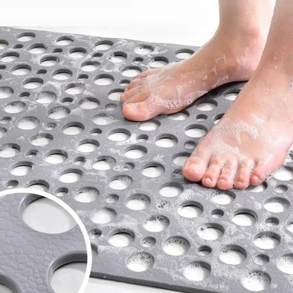 Anti-Slip Shower Mat with Perforated Design for Bathroom Safety - view 5