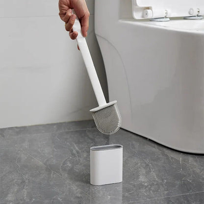 Flexible Toilet Brush with Wall Holder for Thorough Cleaning - view 5