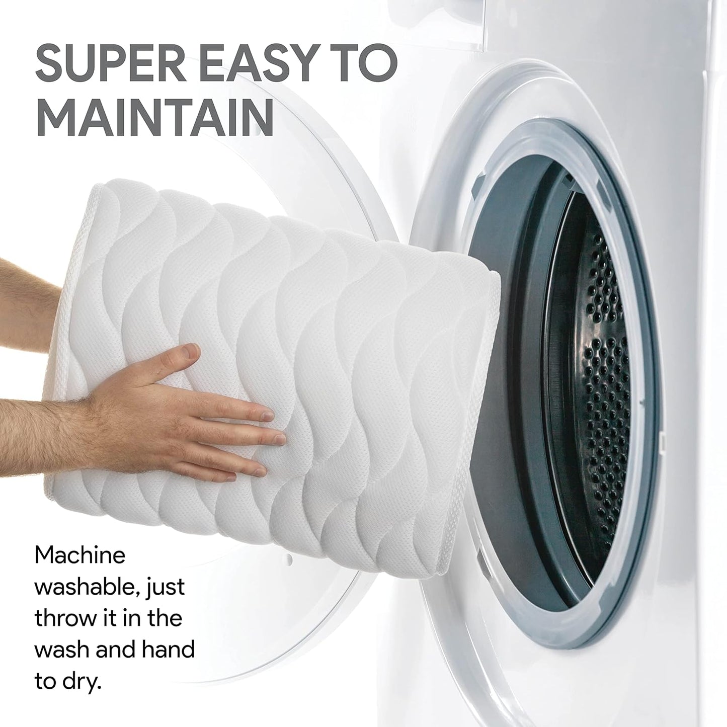 Ergonomic Soft Bath Pillow for Head and Neck Support - view 5