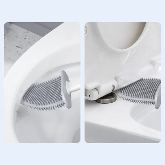 Flexible Toilet Brush with Wall Holder for Thorough Cleaning - view 2
