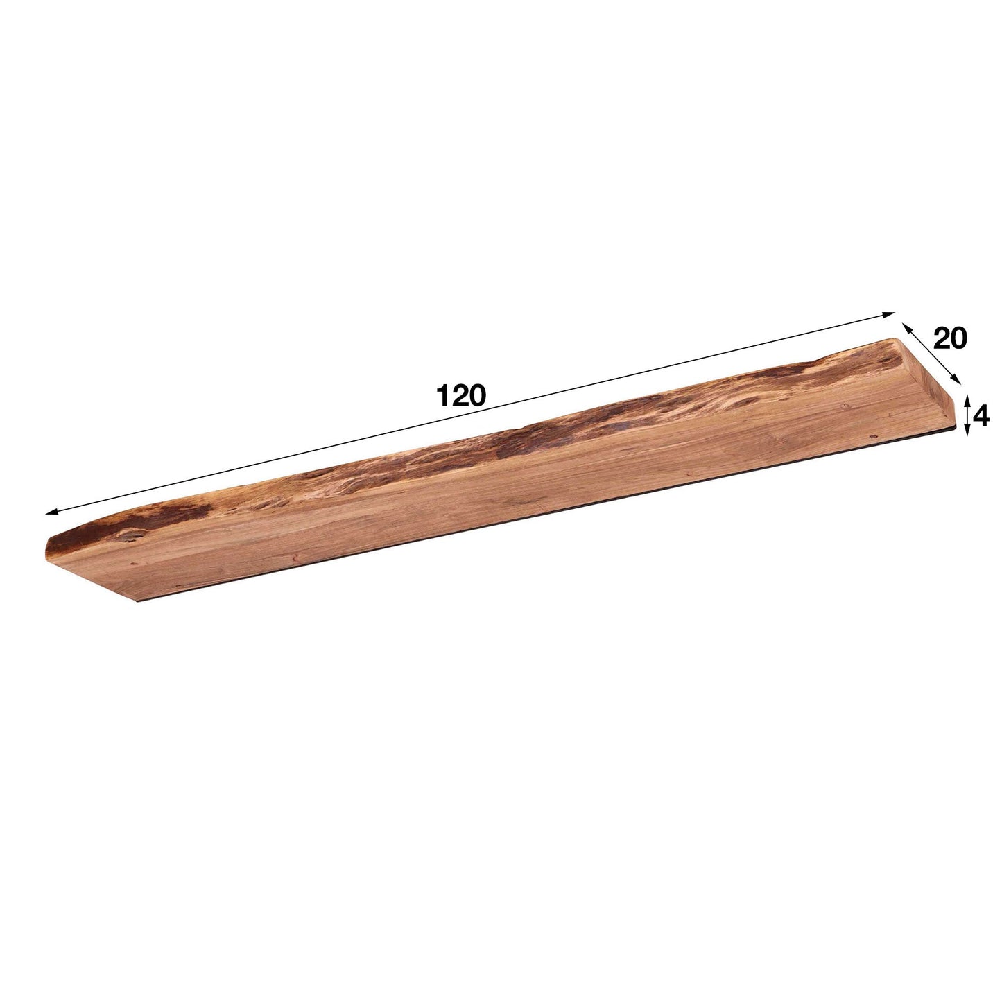Industrial Wall Shelf with Black Frame for Books, Plants, and Decor - view 6