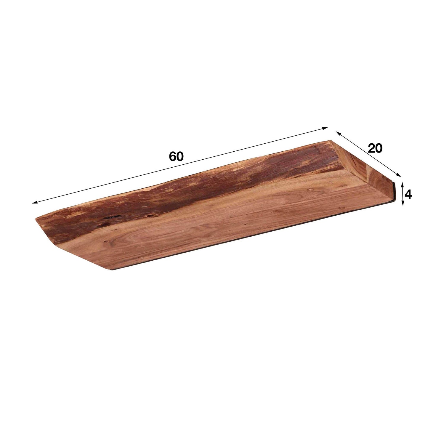 Industrial Wall Shelf with Black Frame for Books, Plants, and Decor - view 12