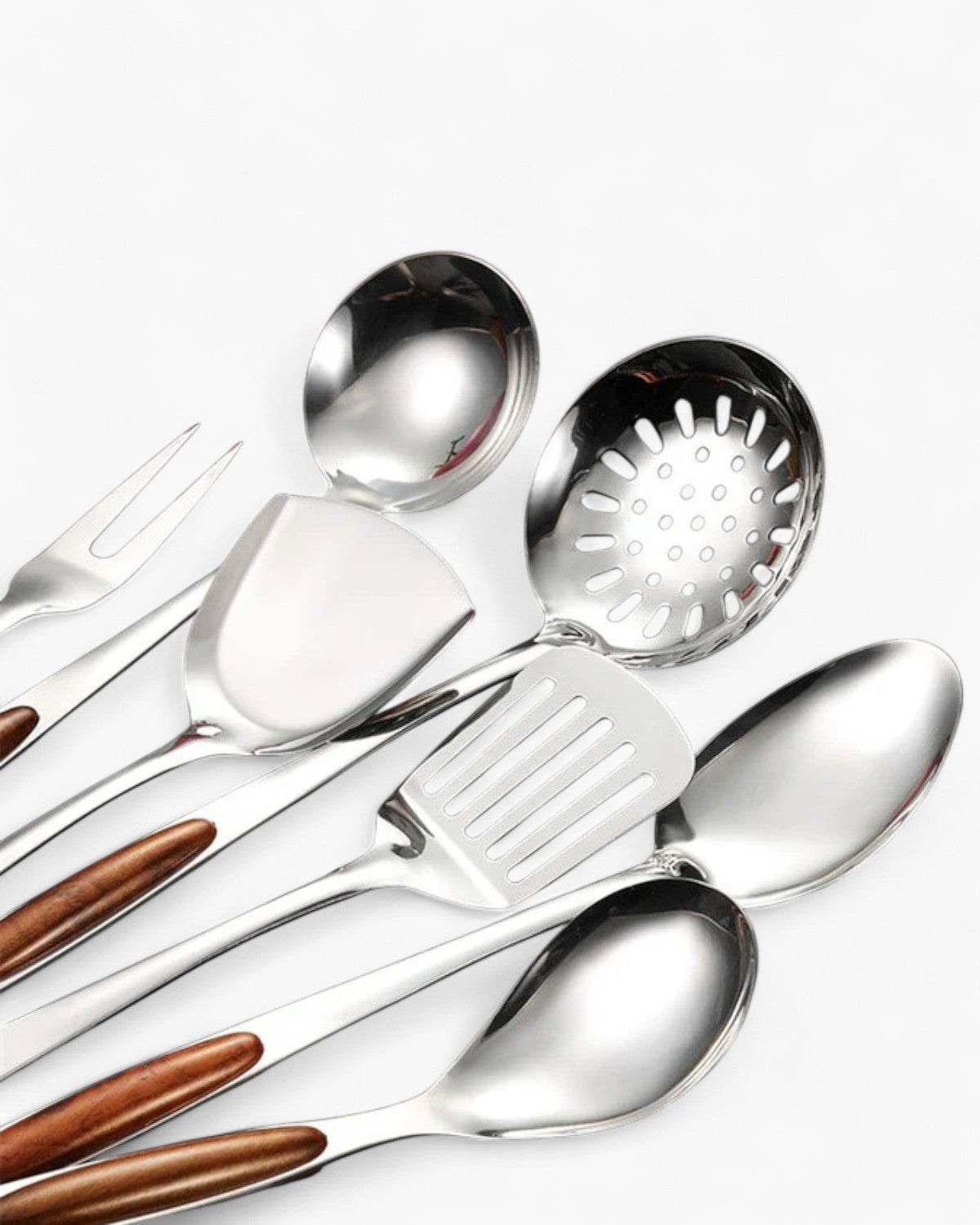 Elegant Kitchen Utensil Set for Cooking and Serving