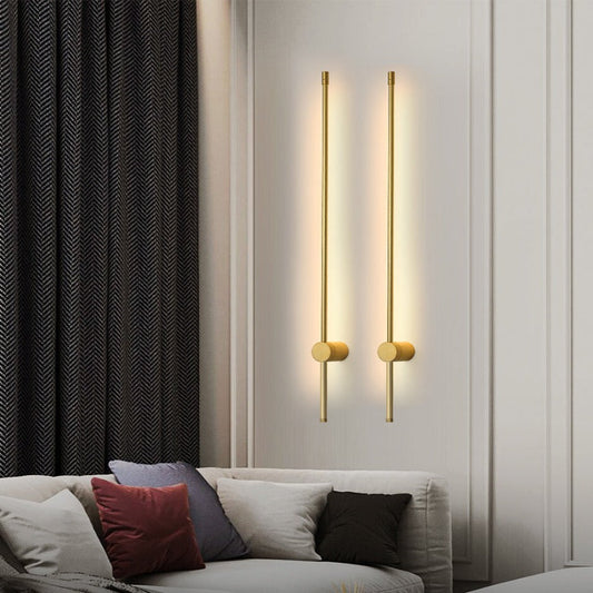 Slim LED Wall Lamp – White, for Modern or Scandinavian Interiors