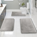 Memory Foam Bath Mat Set – Soft Velvet, Non-Slip for Bathroom – view 4