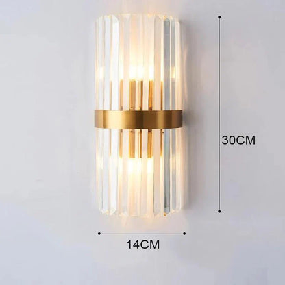Modern Black and Gold Wall Lamp with Sparkling Accent - view 11