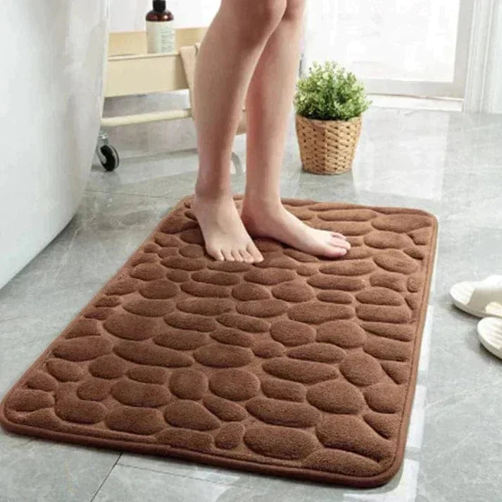 Anti-Slip Shower Mat in White for Bathroom Safety - view 3