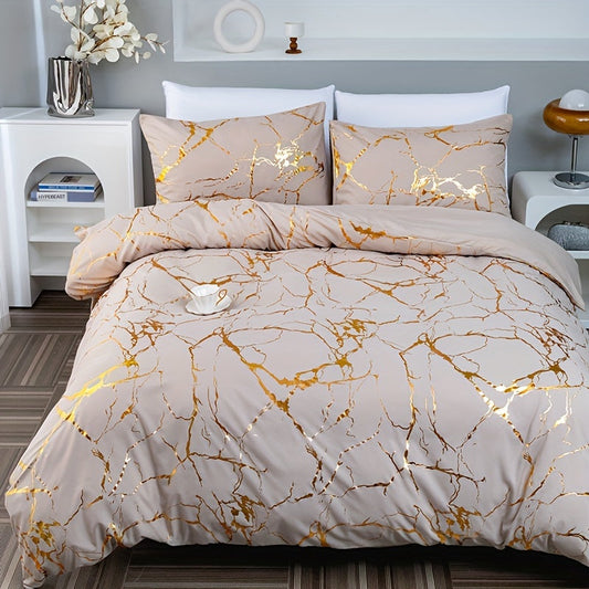 Swirl-Pattern Duvet Cover - Soft and Breathable for the Bedroom