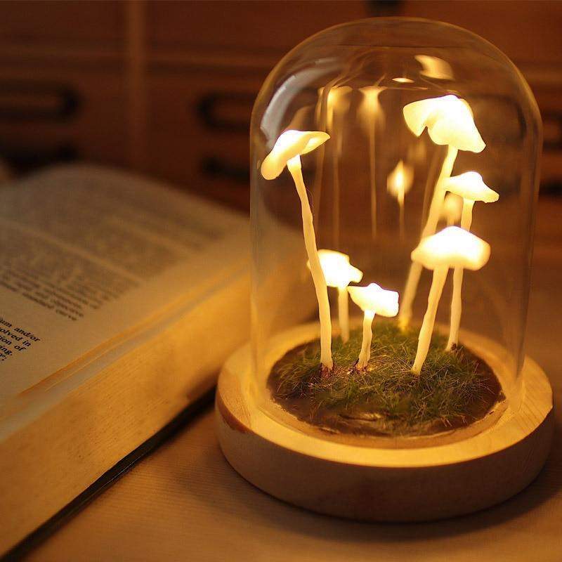DIY Mushroom Lamp – Creative Table Decor for Living Room or Bedroom