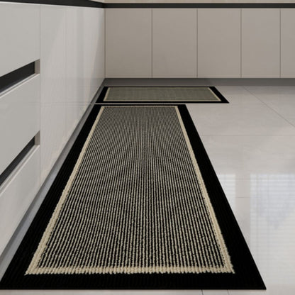 Textured Kitchen Mat with Non-Slip Backing for Home Use