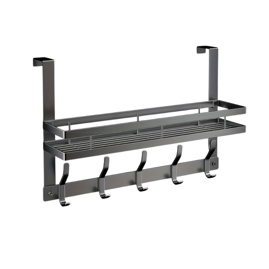 Over-Door Storage Rack – No-Drill Design for Bedroom or Bathroom