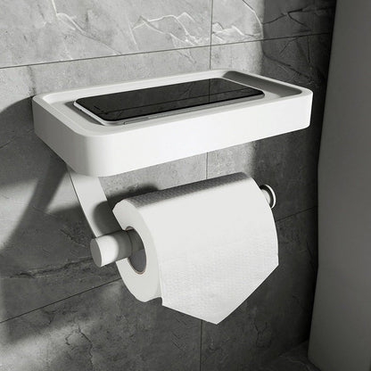 Toilet Paper Holder with Storage Drawer - Minimalist Design - view 2