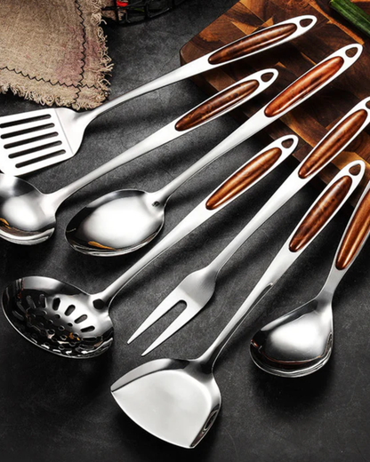 Elegant Kitchen Utensil Set for Cooking and Serving - view 3