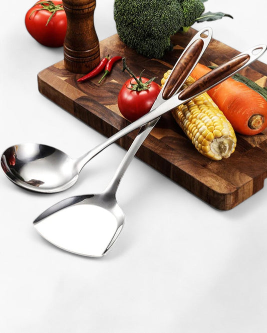 Elegant Kitchen Utensil Set for Cooking and Serving - view 2