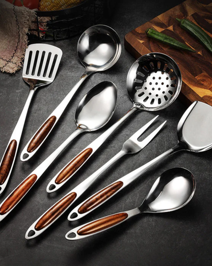 Elegant Kitchen Utensil Set for Cooking and Serving - view 5