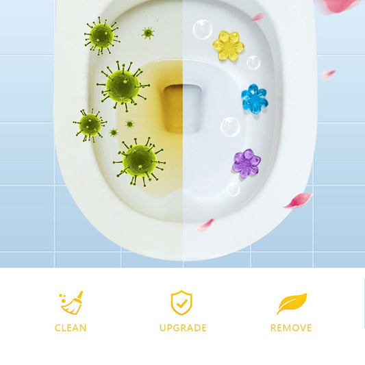 Biodegradable Floral Gel Toilet Cleaner and Air Freshener - view 2